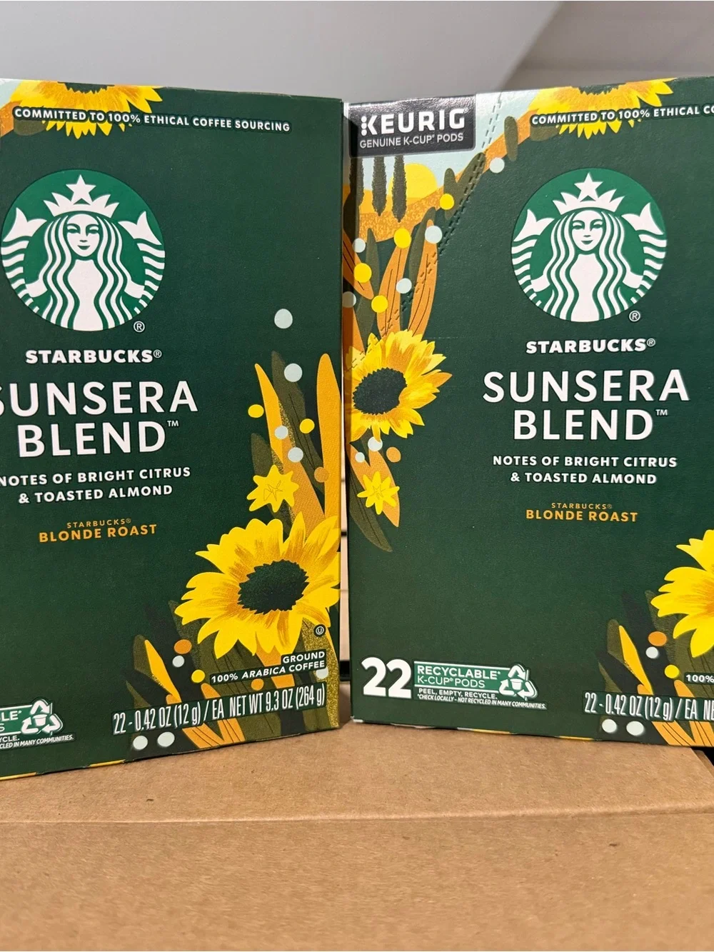 Starbucks Sunsera Blend Coffee K-Cups 44 pods